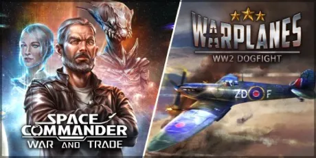 Portada de Warplanes: WW2 + Space Commander Bundle