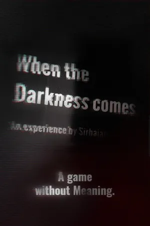 Portada de When the Darkness comes