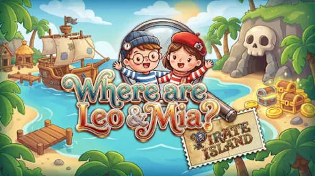 Portada de Where are Leo and Mia? Pirate Island
