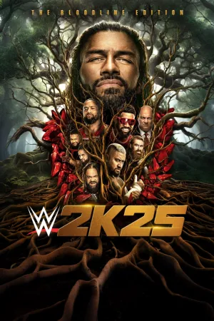 Portada de WWE 2K25 Edición Bloodline