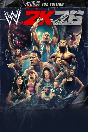 Portada de WWE 2K26 Attitude Era Edition