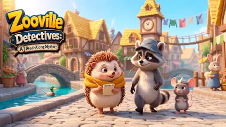 Portada de Zooville Detectives: A Read-Along Mystery